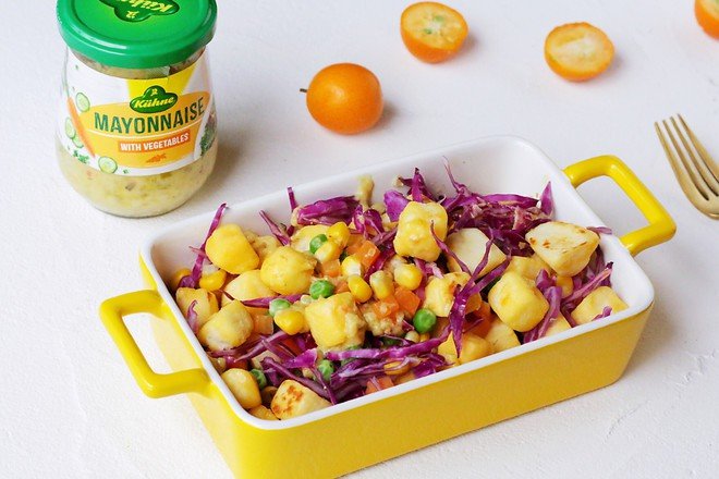 Bữa tối chỉ cần một đĩa salad thế này vừa ngon miệng lại giúp giảm cân